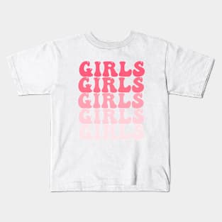 Pink Girls Kids T-Shirt